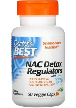 Doctor's Best Best - Doctor's Best, Nac Detox Regulators, 60 Veggie Caps