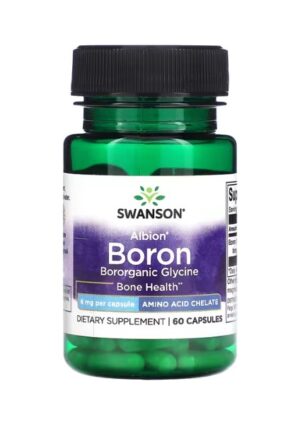 Swanson Albion Boron 6 mg 60 Adet Kapsül İçeren Besin Takviyesi