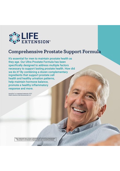 Life Extension Ultra Prostate Formula 60 Softgel - Görsel 2