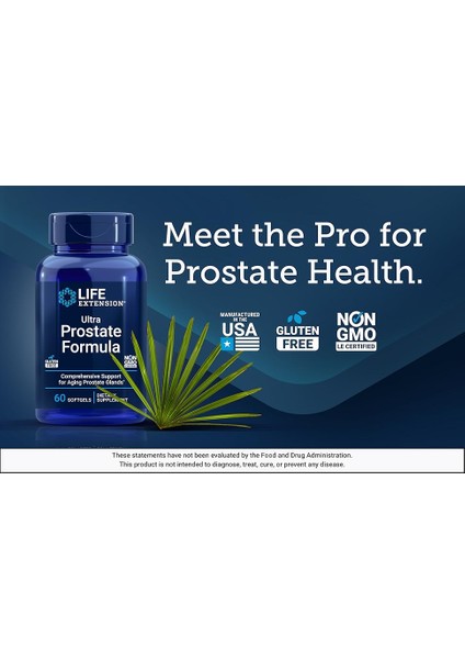Life Extension Ultra Prostate Formula 60 Softgel - Görsel 4