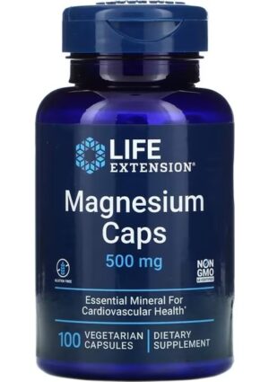 Life Extension Magnesium Caps 100 Vegetarian Capsules