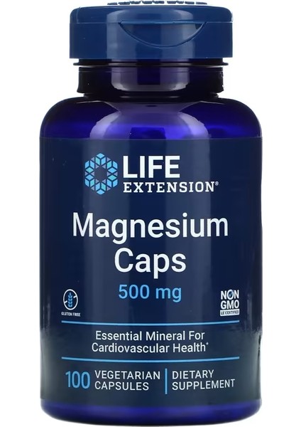 Life Extension Magnesium Caps 100 Vegetarian Capsules