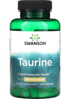 Swanson Taurine 500 mg 100 Kapsül USA