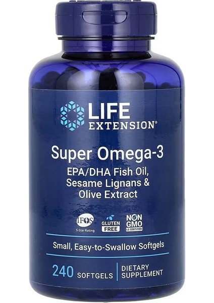 Life Extension Super Omega-3 240 Softgels