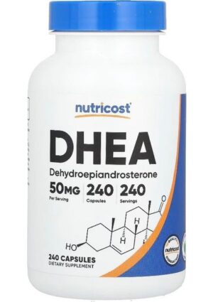 Nutricost Dhea 50 Mg 240 Kapsül Dehidroepiandrosteron İçeren Sporcu Besini