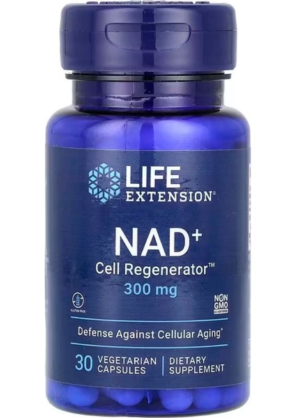 Life Extension Life Extension, Nad+ Yenileyici, 300 Mg, 30 Vejetaryen Kapsül