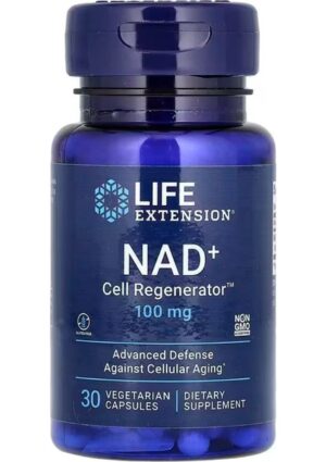 Life Extension Nad+ Yenileyici 100 Mg 30 Vejetaryen Kapsül Glütensiz Gdo'suz Takviye