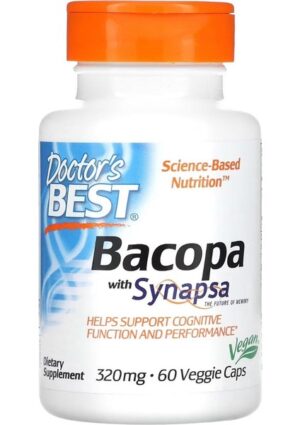 Doctor's Best Bacopa With Synapsa 320 Mg 60 Veggie Caps