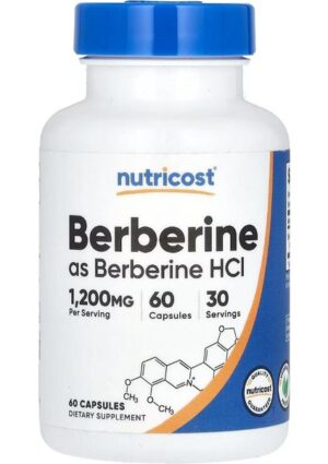 Nutricost Berberine Hcl 1200 Mg 60 Kapsül
