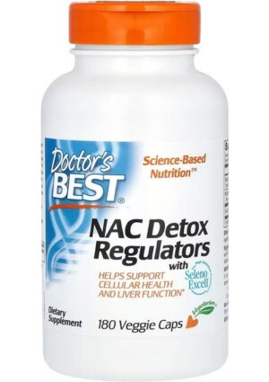 Doctor's Best Nac Detox Regulators 180 Veggie Capsul