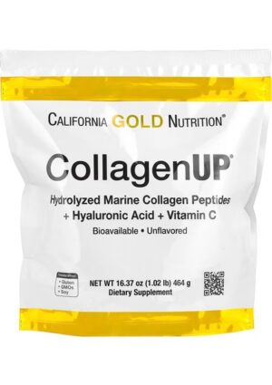 California Gold Nutrition Collagenup Hydrolyzed Marine Collagen Peptides With Hyaluronic Acid And Vitamin C Unflavored (464 G)