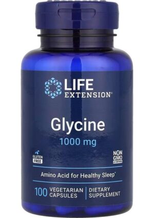 LIFE EXTENSION Glycine 1000 Mg 100 Tablet Kapsül İçeren Besin Takviyesi