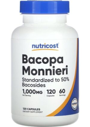 Nutricost Bacopa Monnieri 1000 Mg 120 Kapsül.