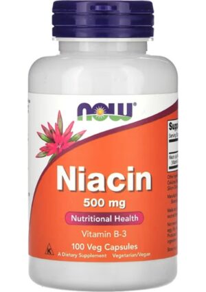 Now Foods, Niacin, 500 Mg, 100 Veg Capsules