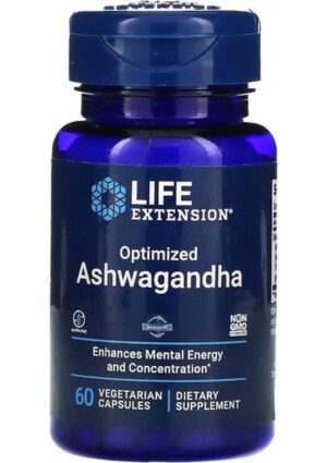 Life Extension 60 Kapsül Optimized Hint Ginseng Vegan Kapsül ABD Menşeli Enerji Artırıcı