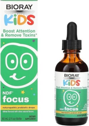 Bioray , Kids, Ndf Focus, , 2 Fl Oz (60 Ml) Usa Vers