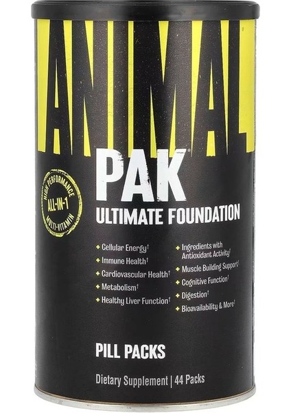Universal Nutrition Nutrition Animal Pak Ultimate Foundation 44 Packs