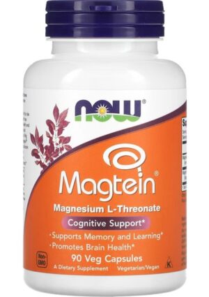 Now Foods Magtein Magnesium L-Threonate 90 Capsules
