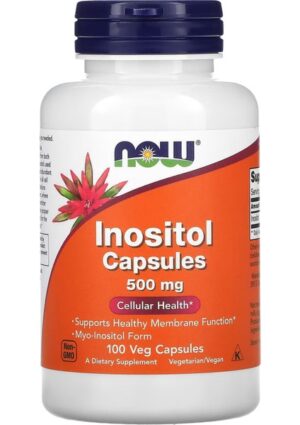 Now Foods , Inositol Capsules, 500 Mg, 100 Veg