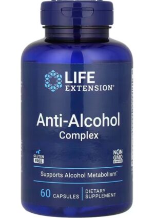 Life Extension Anti-Alcohol Complex 60 Capsules