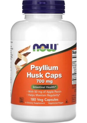 Now Psyllıum Husk 700 mg 180 Veggie Capsul