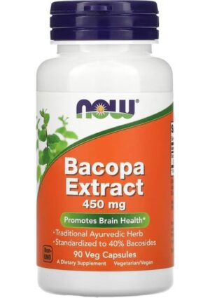 Now Foods now Foods Bacopa Extract 450 mg 90 Capsules