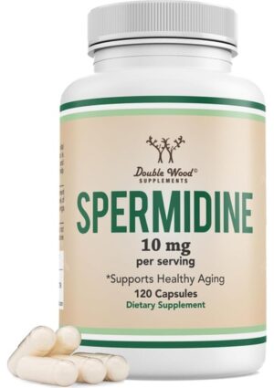 Double Wood Kapsül Spermidine 5 mg 120 Adet Aromasız Sağlıklı Yaşlanmayı Destekleyen Ürün