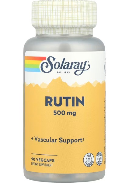 Solaray Rutin 500 mg 90 Veg Capsuls