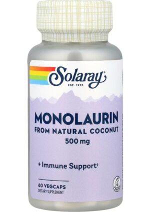 Solaray Monolaurin 500 mg 60 Vegcaps