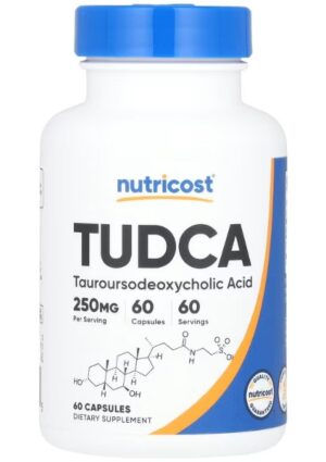 Nutricost Tudca 250 mg 60 Kapsül Aromasız İçerik Bilgisi ile Kaliteli Sporcu Besini