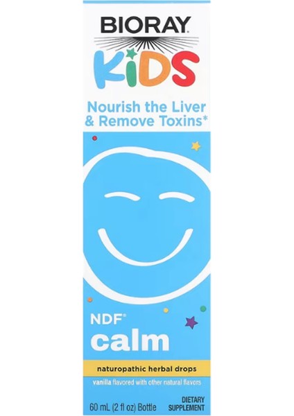 Bioray Bioray, Kids, Ndf Calm, Vanilla, 2 Fl Oz (60 Ml).abd - Görsel 2