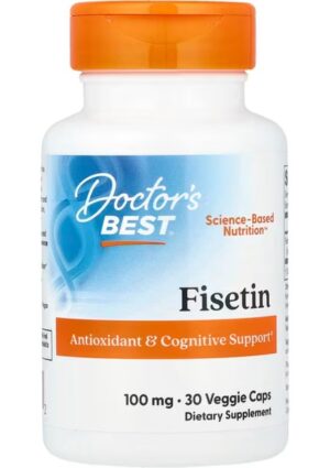 Doctor's Best Fisetin as novusetin , 100 Mg, 30 Veggie Caps