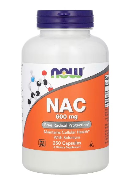 Now Foods Nac 600 mg 250 Capsules