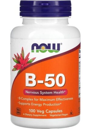 Now Foods B-50, 100 Veg Capsules