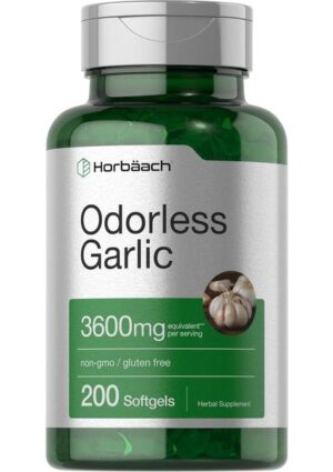 Horbaach Horbäach Odorless Garlic Softgels · 200 Kapsül