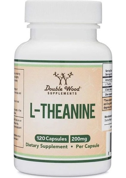 Double Wood L-Theanine 200 mg 120 Kapsül