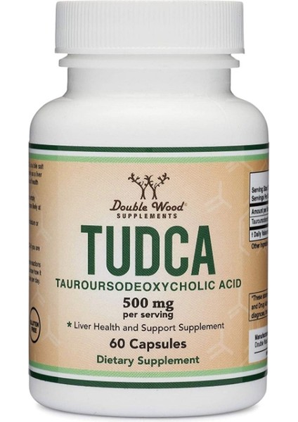 Double Wood Tudca 60 Capsules 500 mg Per Serving