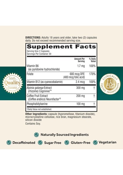Brain Health Ultra – Zihinsel Performans ve Konsantrasyon Desteği 60 Kapsül - Görsel 3