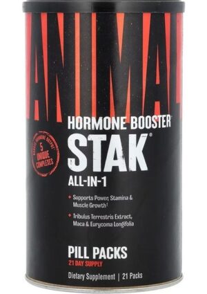 Animal, Stak, Hormone Booster, All-In-1 Pill Packs, 21 Packs