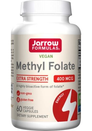 Jarrow Formulas Vegan Methyl Folate Enhanced 400 Μg 60 Vegetarian Caps