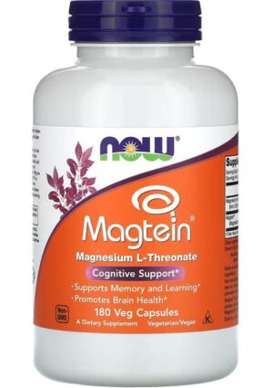 Now Foods, Magtein®, Magnesium(Magnezyum) L-Threonate, 2,000 Mg, 180 Veg Caps