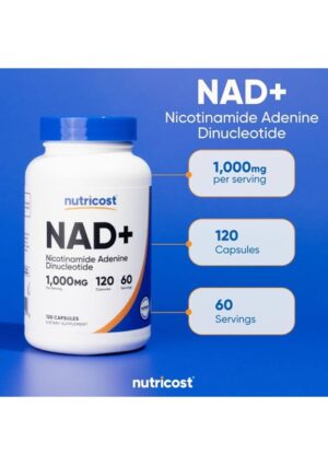 Nutricost Nad+ Nicotinamide 1000 Mg 120 Caps