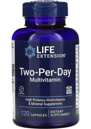 Life Extension Two-Per-Day Multivitamin 120 Capsules