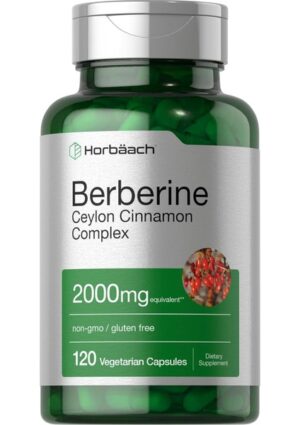 Horbaach Horbäach Berberine With Ceylon Cinnamon 2000MG 120 Veggie Caps