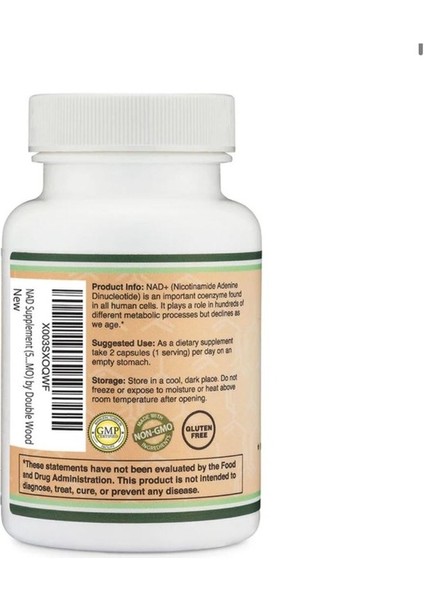Double Wood Nad+ 500 Mg 60 Kapsül - Görsel 3