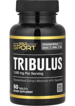 California Gold Nutrition Sport, Tribulus, 1000 Mg, 60 Tablet