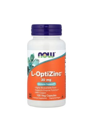 Now Foods, L-Optizinc, 100 Bitkisel Kapsül