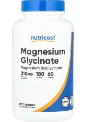 Nutricost Magnesium Glycinate Bisglycinate 180 Caps