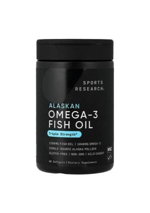 Sports Research, Alaskan Omega-3 Fish Oil, 90 Softgels