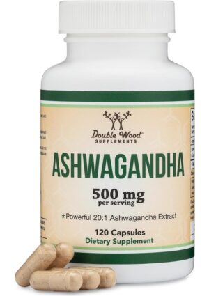 Double Wood ,hint Ginsengi,withania SOMNIFERA,500 Mg ,120 Kapsül